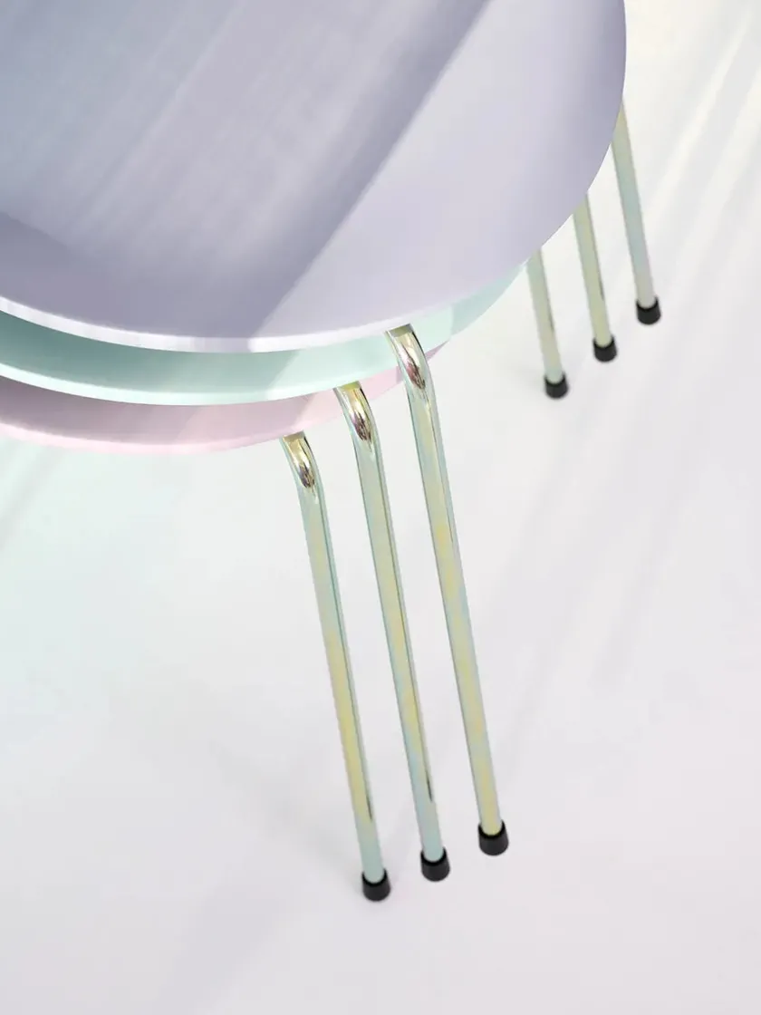 Fritz Hansen Spisebordsstole<70th Anniversary Edition 3107 Spisebordsstol, 7:14 AM Violet af Arne Jacobsen