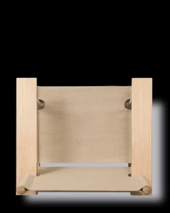 Fredericia Furniture Loungestole|Lænestole<The Canvas Chair, røget eg sort canvas af Børge Mogensen