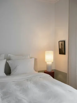 Louise Roe Spots<The Eight Over Eight Lamp Small, white marble fra