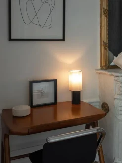 Louise Roe Spots<The Eight Over Eight Lamp Small, white marble fra