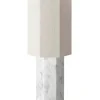 Louise Roe Spots<The Eight Over Eight Lamp Large, white marble fra