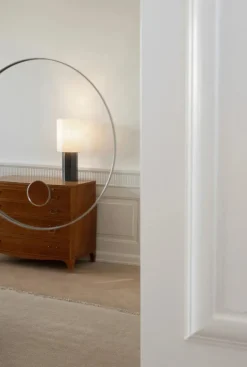 Louise Roe Spots<The Eight Over Eight Lamp Small, grey marble fra