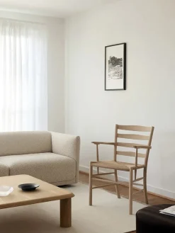 Fredericia Furniture Spisebordsstole<The Klint Armchair, olieret eg fra