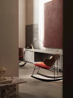 Audo Copenhagen Gyngestole<The Penguin Rocking Chair, Polstret fra