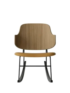 Audo Copenhagen Gyngestole<The Penguin Rocking Chair, Læder fra