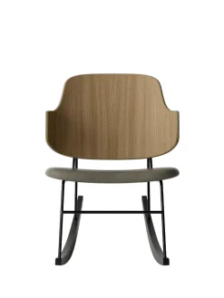 Audo Copenhagen Gyngestole<The Penguin Rocking Chair, Læder fra