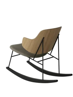 Audo Copenhagen Gyngestole<The Penguin Rocking Chair, Læder fra