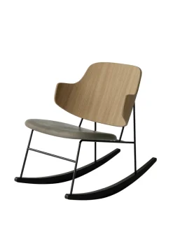 Audo Copenhagen Gyngestole<The Penguin Rocking Chair, Læder fra