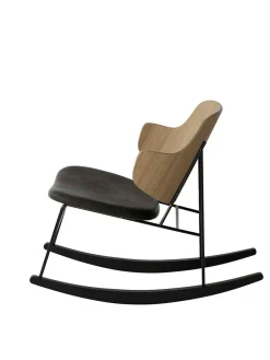 Audo Copenhagen Gyngestole<The Penguin Rocking Chair, Læder fra