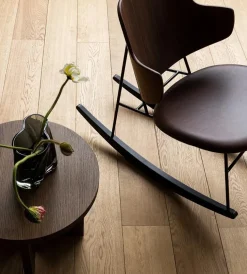 Audo Copenhagen Gyngestole<The Penguin Rocking Chair, Læder fra