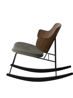 Audo Copenhagen Gyngestole<The Penguin Rocking Chair, Læder fra