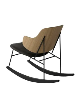 Audo Copenhagen Gyngestole<The Penguin Rocking Chair, Læder fra