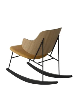 Audo Copenhagen Gyngestole<The Penguin Rocking Chair, Læder fra