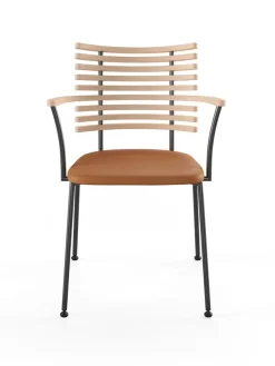 Naver Collection Spisebordsstole<Tiger Armstol, cognac læder fra