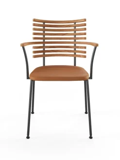 Naver Collection Spisebordsstole<Tiger Armstol, cognac læder fra