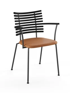 Naver Collection Spisebordsstole<Tiger Armstol, cognac læder fra