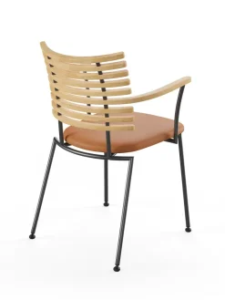 Naver Collection Spisebordsstole<Tiger Armstol, cognac læder fra