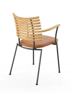 Naver Collection Spisebordsstole<Tiger Armstol, cognac læder fra