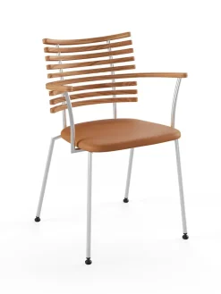 Naver Collection Spisebordsstole<Tiger Armstol, cognac læder fra