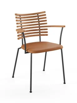 Naver Collection Spisebordsstole<Tiger Armstol, cognac læder fra