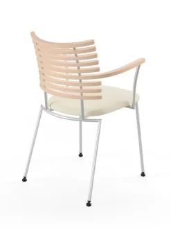 Naver Collection Spisebordsstole<Tiger Armstol, creme læder fra