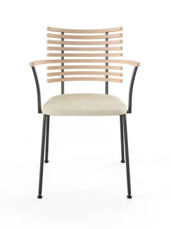 Naver Collection Spisebordsstole<Tiger Armstol, creme læder fra