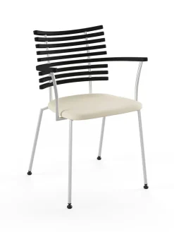 Naver Collection Spisebordsstole<Tiger Armstol, creme læder fra