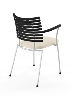 Naver Collection Spisebordsstole<Tiger Armstol, creme læder fra