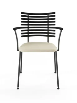 Naver Collection Spisebordsstole<Tiger Armstol, creme læder fra