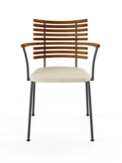 Naver Collection Spisebordsstole<Tiger Armstol, creme læder fra