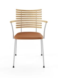 Naver Collection Spisebordsstole<Tiger Armstol, creme læder fra