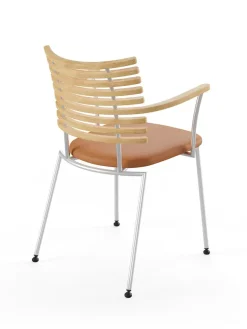 Naver Collection Spisebordsstole<Tiger Armstol, creme læder fra