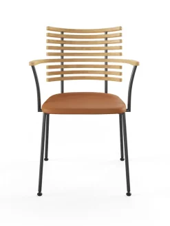 Naver Collection Spisebordsstole<Tiger Armstol, creme læder fra