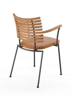 Naver Collection Spisebordsstole<Tiger Armstol, creme læder fra