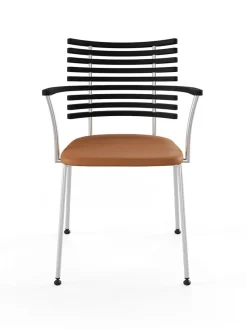 Naver Collection Spisebordsstole<Tiger Armstol, creme læder fra