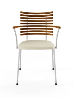 Naver Collection Spisebordsstole<Tiger Armstol, sort læder fra