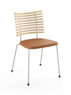 Naver Collection Spisebordsstole<Tiger Stol, cognac læder fra