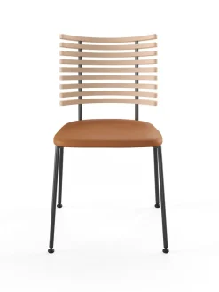 Naver Collection Spisebordsstole<Tiger Stol, cognac læder fra