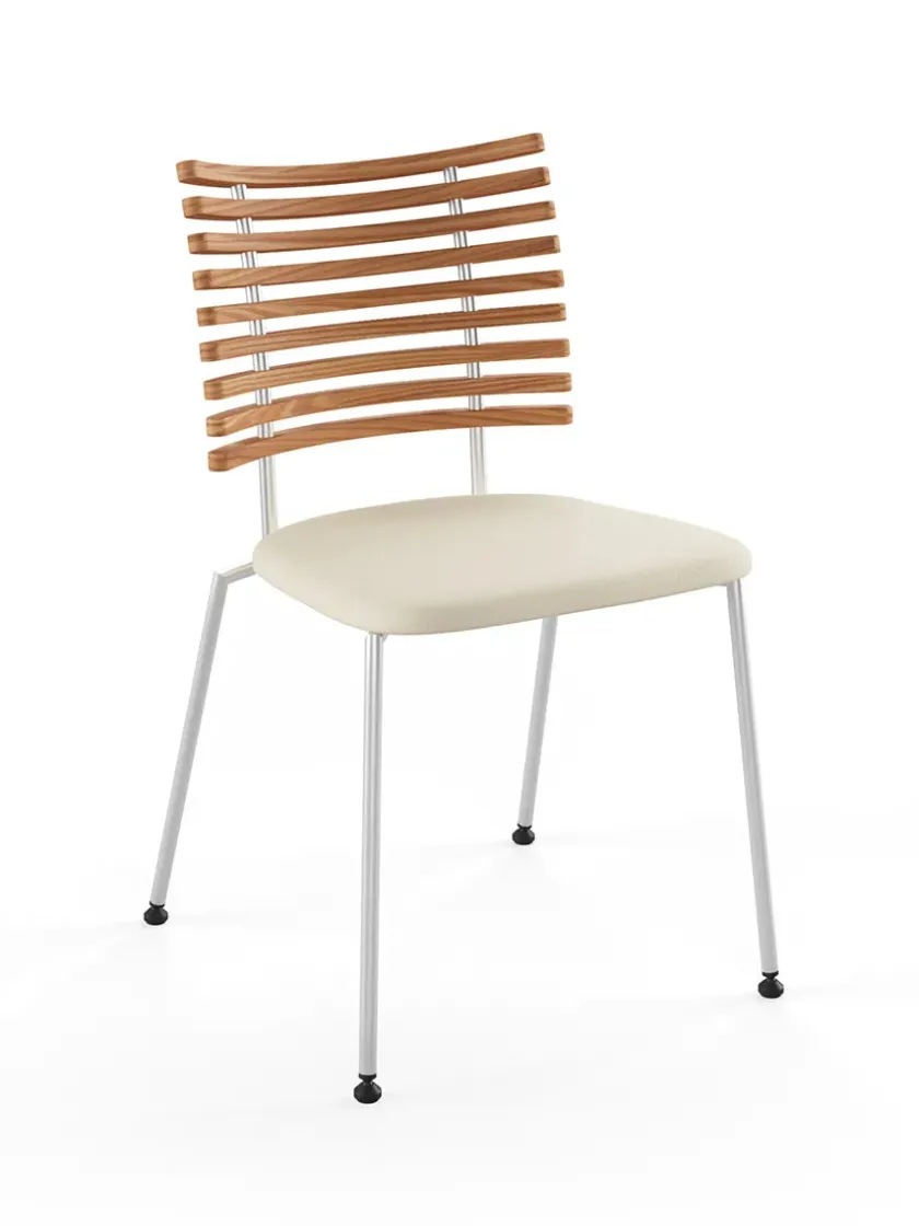 Naver Collection Spisebordsstole<Tiger Stol, sort læder fra