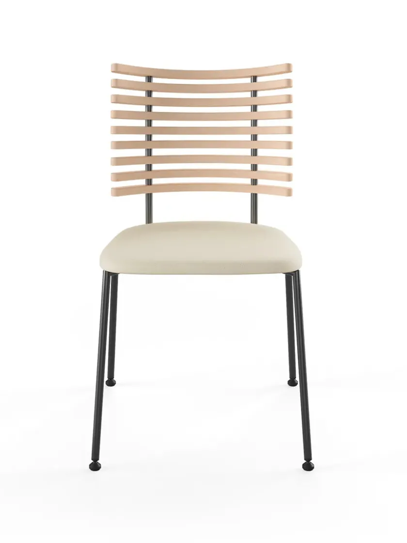 Naver Collection Spisebordsstole<Tiger Stol, sort læder fra