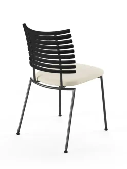 Naver Collection Spisebordsstole<Tiger Stol, sort læder fra