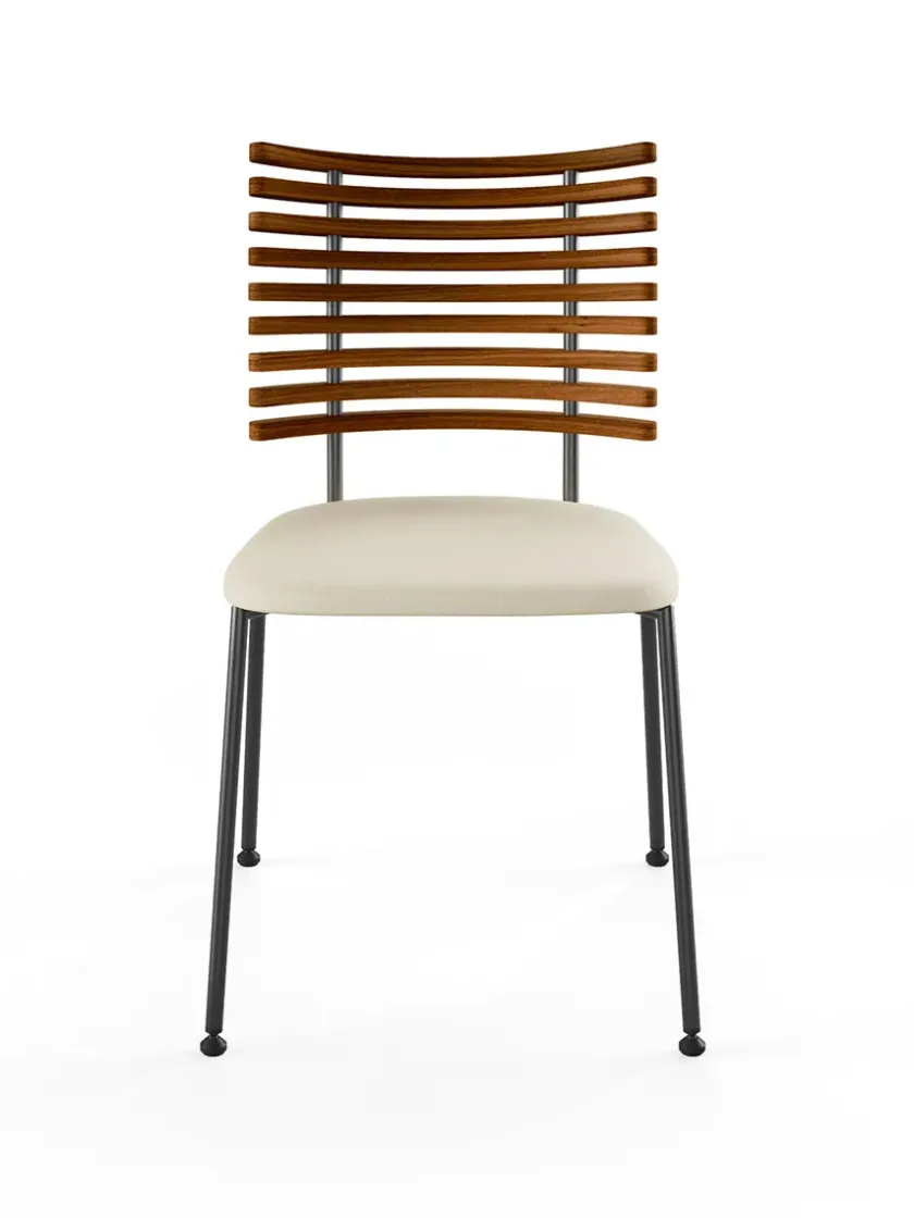 Naver Collection Spisebordsstole<Tiger Stol, sort læder fra