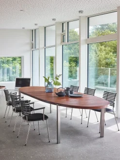 Naver Collection Spisebordsstole<Tiger Stol, sort læder fra