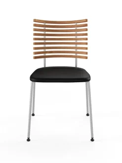 Naver Collection Spisebordsstole<Tiger Stol, sort læder fra