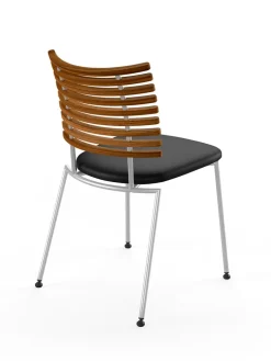 Naver Collection Spisebordsstole<Tiger Stol, sort læder fra