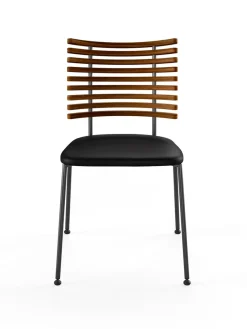 Naver Collection Spisebordsstole<Tiger Stol, sort læder fra