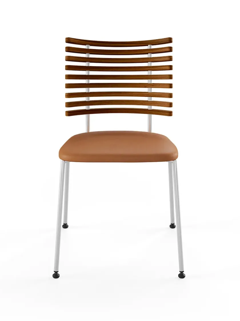 Naver Collection Spisebordsstole<Tiger Stol, sort læder fra