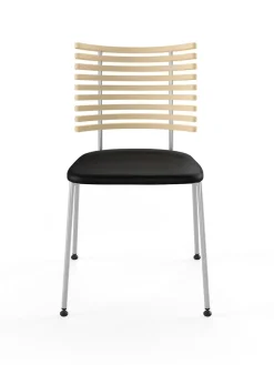 Naver Collection Spisebordsstole<Tiger Stol, sort læder fra