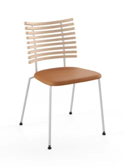 Naver Collection Spisebordsstole<Tiger Stol, sort læder fra