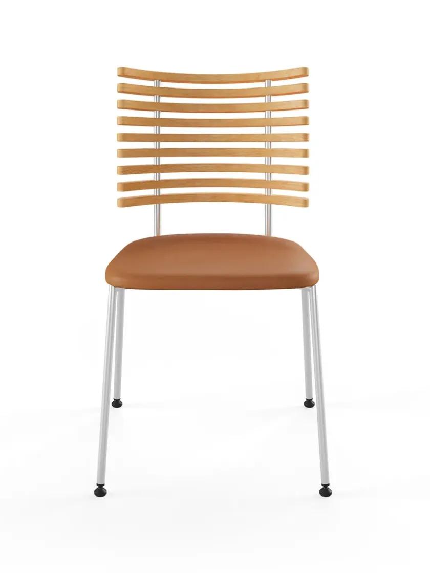 Naver Collection Spisebordsstole<Tiger Stol, sort læder fra